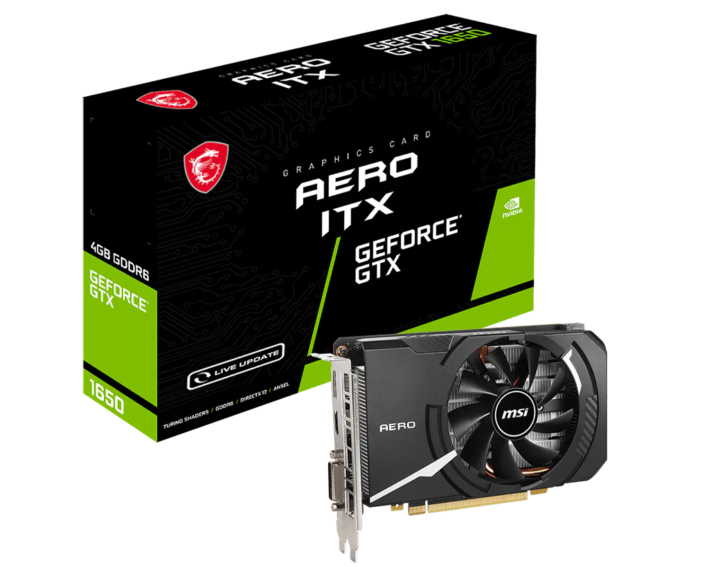 MSI GeForce GTX 1650 D6 AERO ITX V2